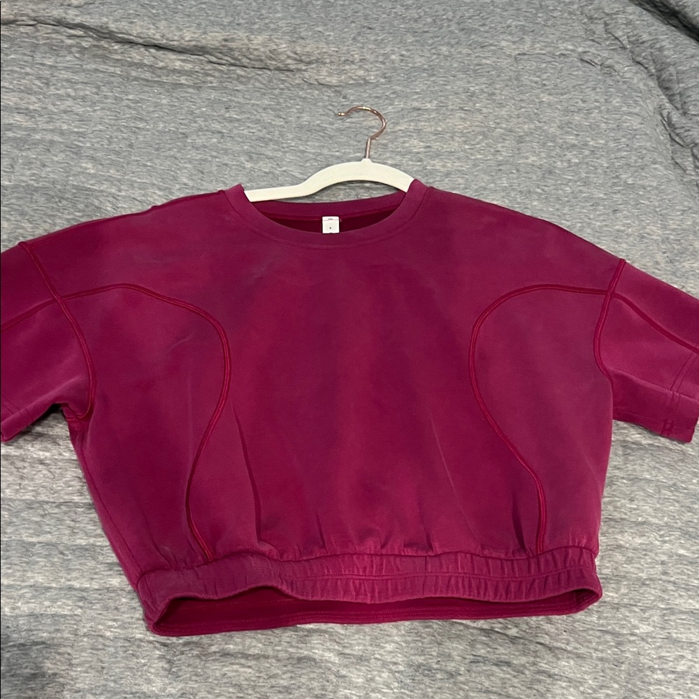 Women's Burgundy Top